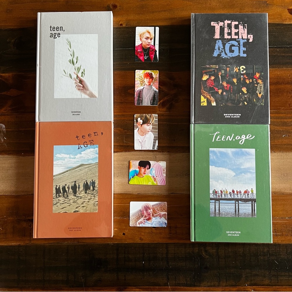 Seventeen kpop teen,age 2nd album bundle